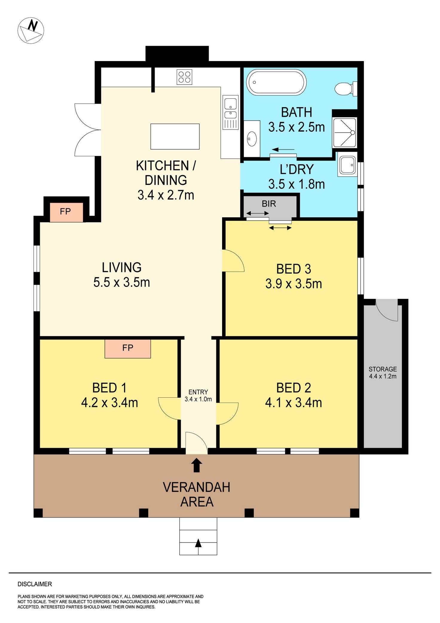 Floorplan of Homely house listing, 16 George Street, Ballarat East VIC 3350