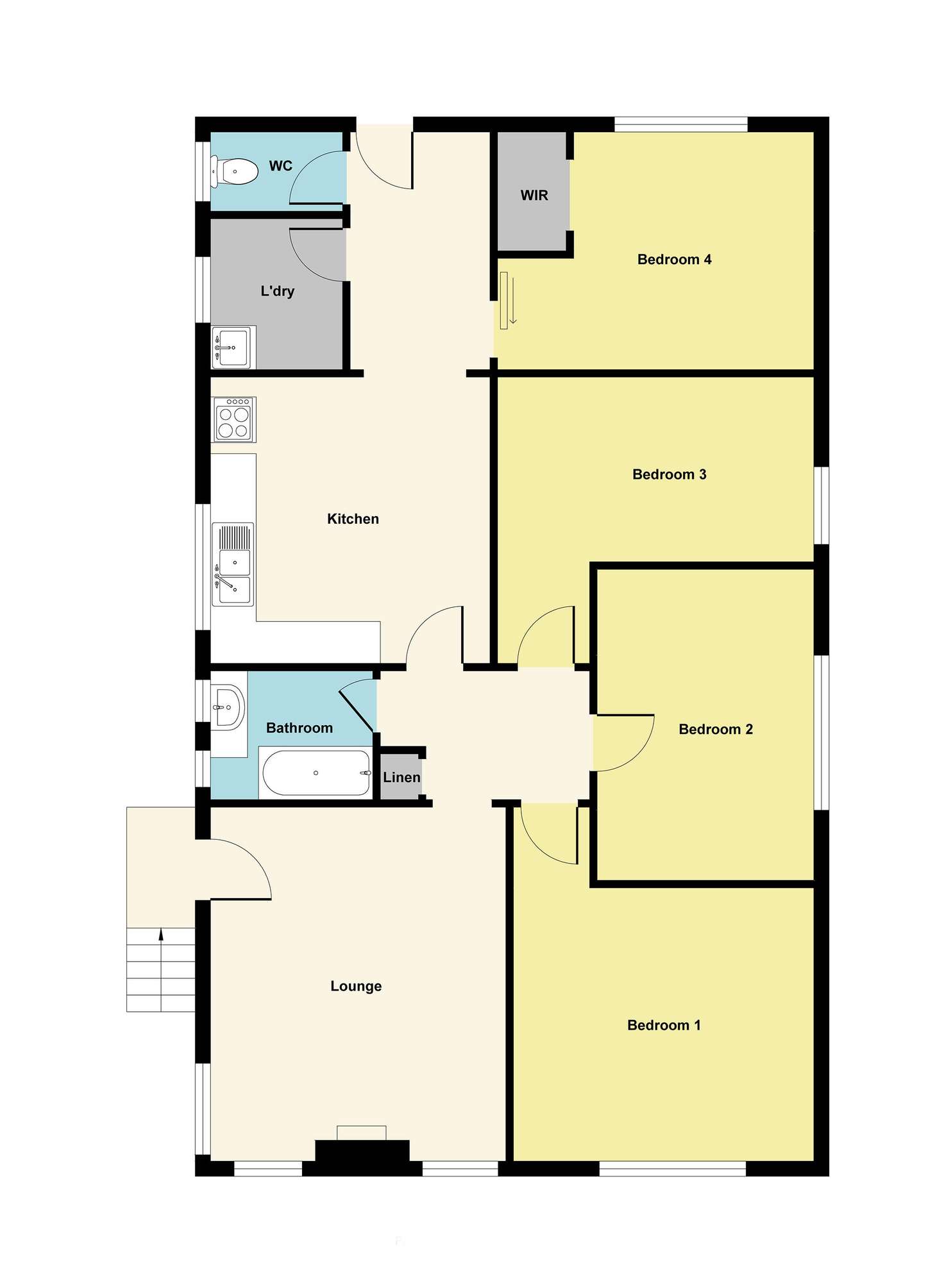 Floorplan of Homely house listing, 27 Montgomery Street, Ararat VIC 3377