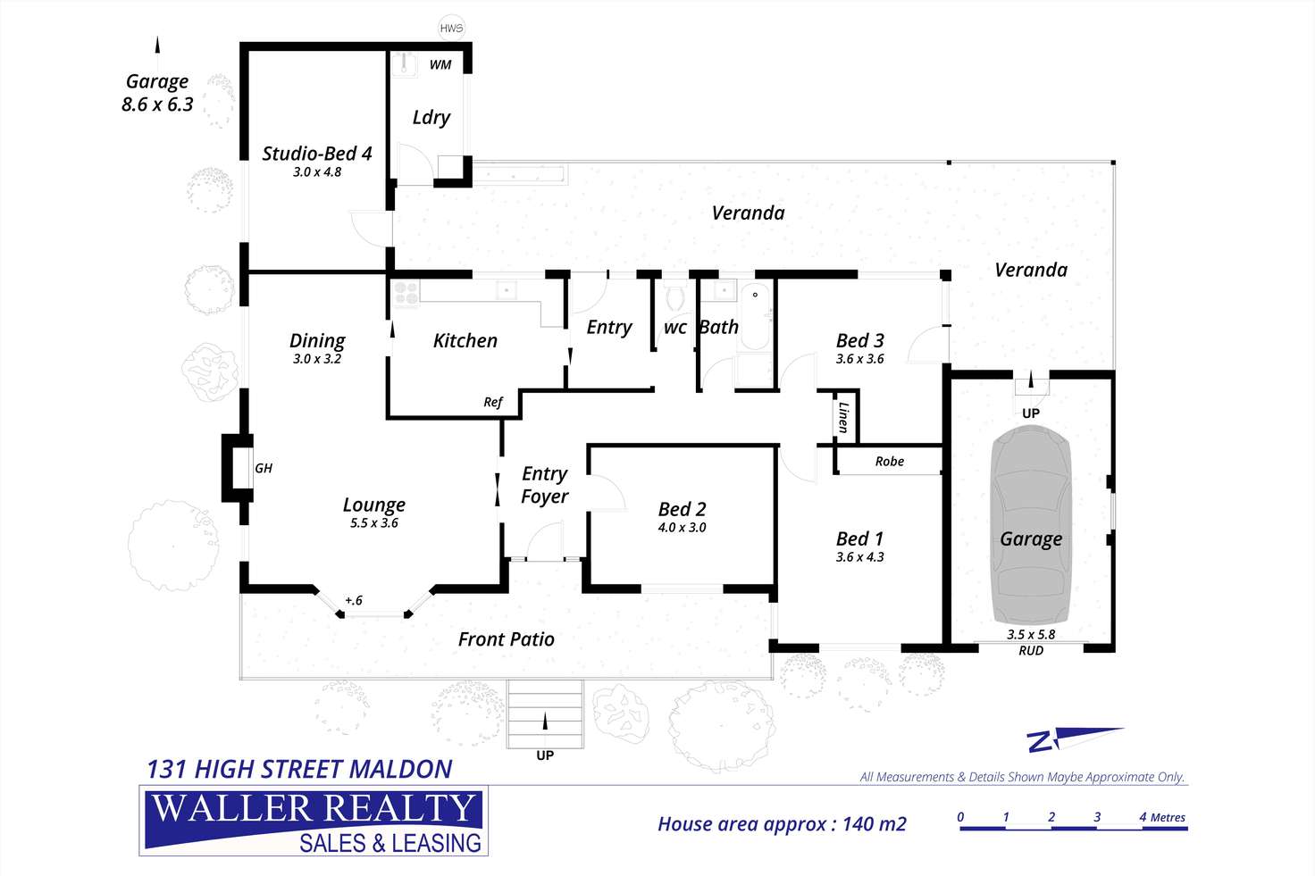 Floorplan of Homely house listing, 131 High Street, Maldon VIC 3463