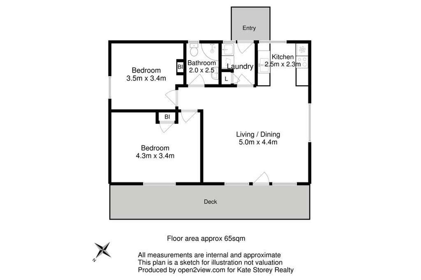 Floorplan of Homely unit listing, 10/6955 Arthur Highway, Port Arthur TAS 7182