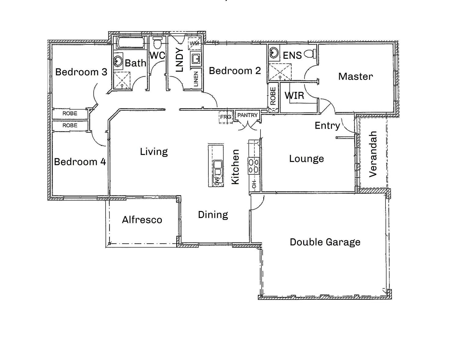 Floorplan of Homely house listing, 22 Hector Close, Bittern VIC 3918
