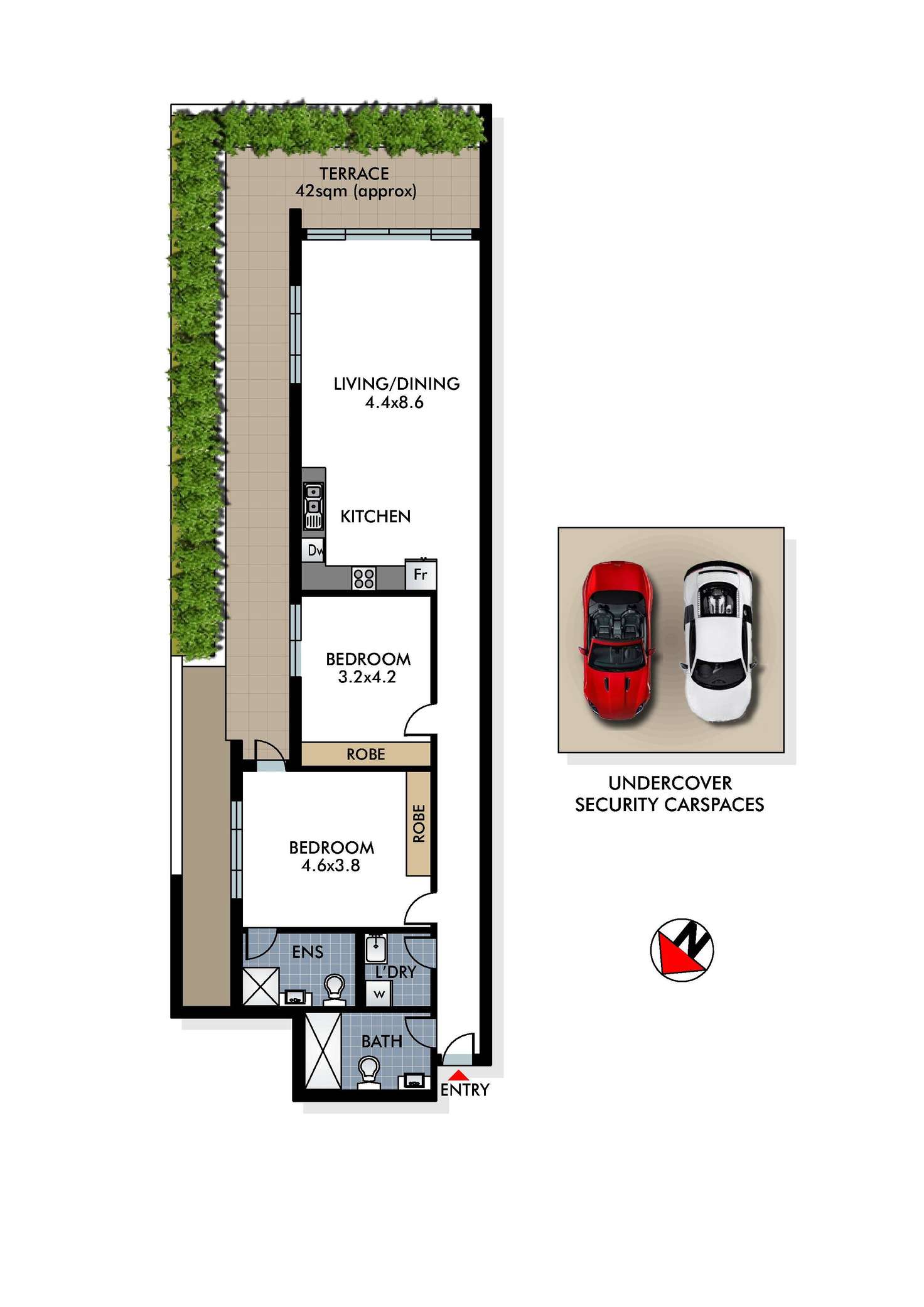 Floorplan of Homely apartment listing, 2/53 Birriga Road, Bellevue Hill NSW 2023