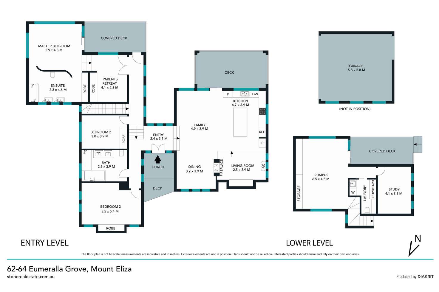 Floorplan of Homely house listing, 62-64 Eumeralla Grove, Mount Eliza VIC 3930