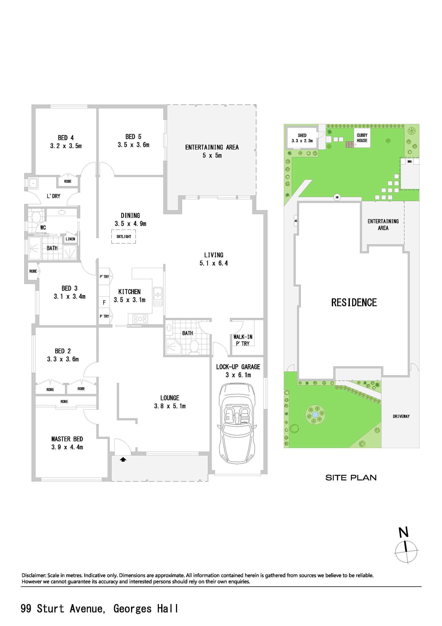 Floorplan of Homely house listing, 99 Sturt Avenue, Georges Hall NSW 2198