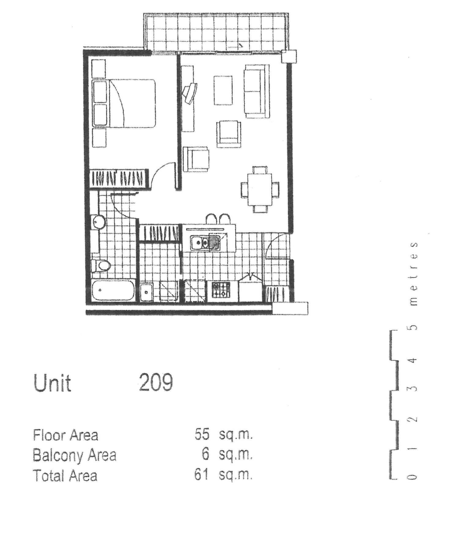 Floorplan of Homely apartment listing, 209/21 St Mangos Lane, Docklands VIC 3008