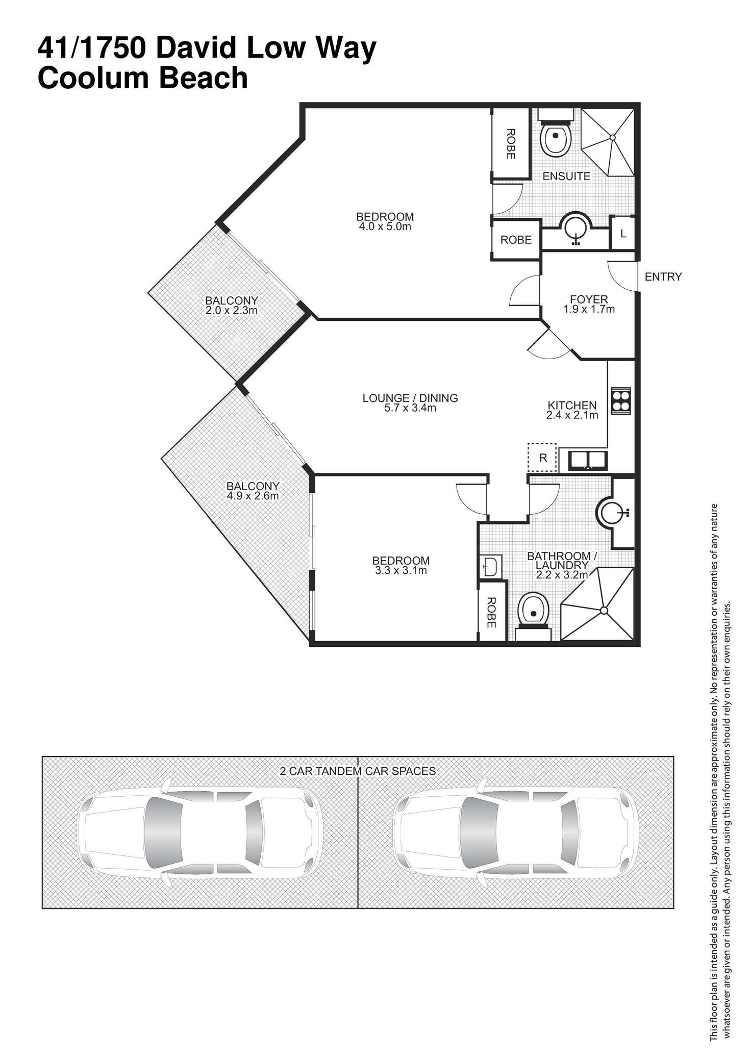 Floorplan of Homely unit listing, 41/1750 David Low Way, Coolum Beach QLD 4573