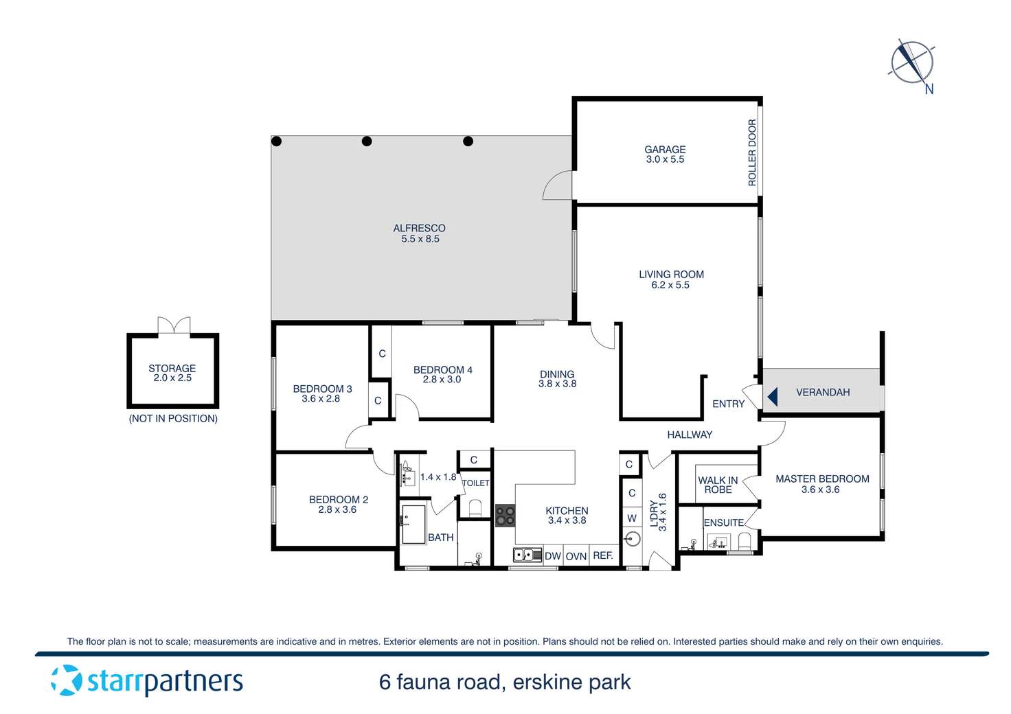 Floorplan of Homely house listing, 6 Fauna Road, Erskine Park NSW 2759