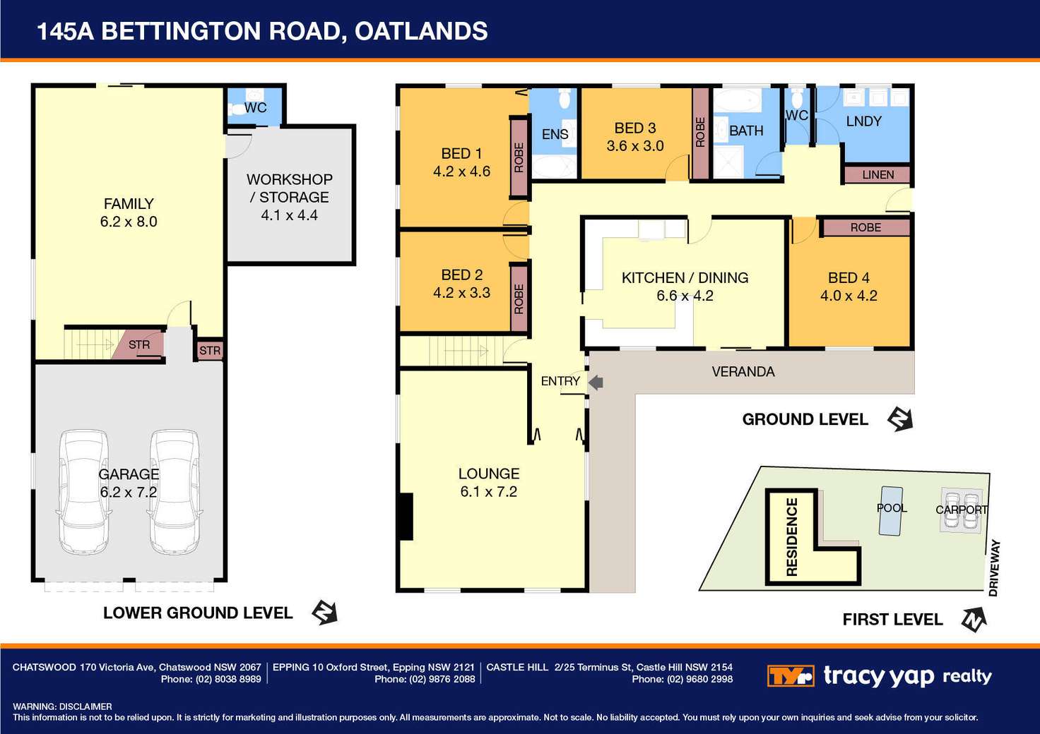 Floorplan of Homely house listing, 145A Bettington Road, Oatlands NSW 2117