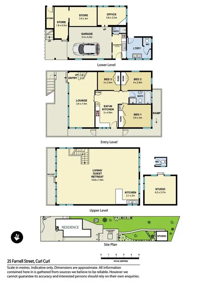 Floorplan of Homely house listing, 25 Farnell Street, Curl Curl NSW 2096