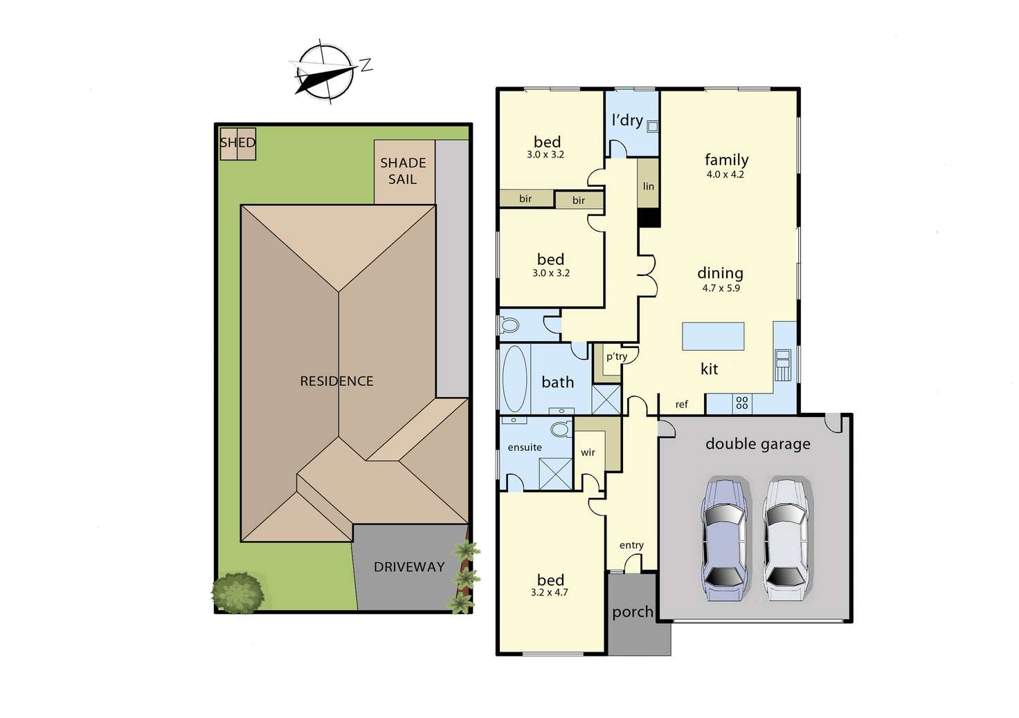 Floorplan of Homely house listing, 9 Sienna Way, Pakenham VIC 3810
