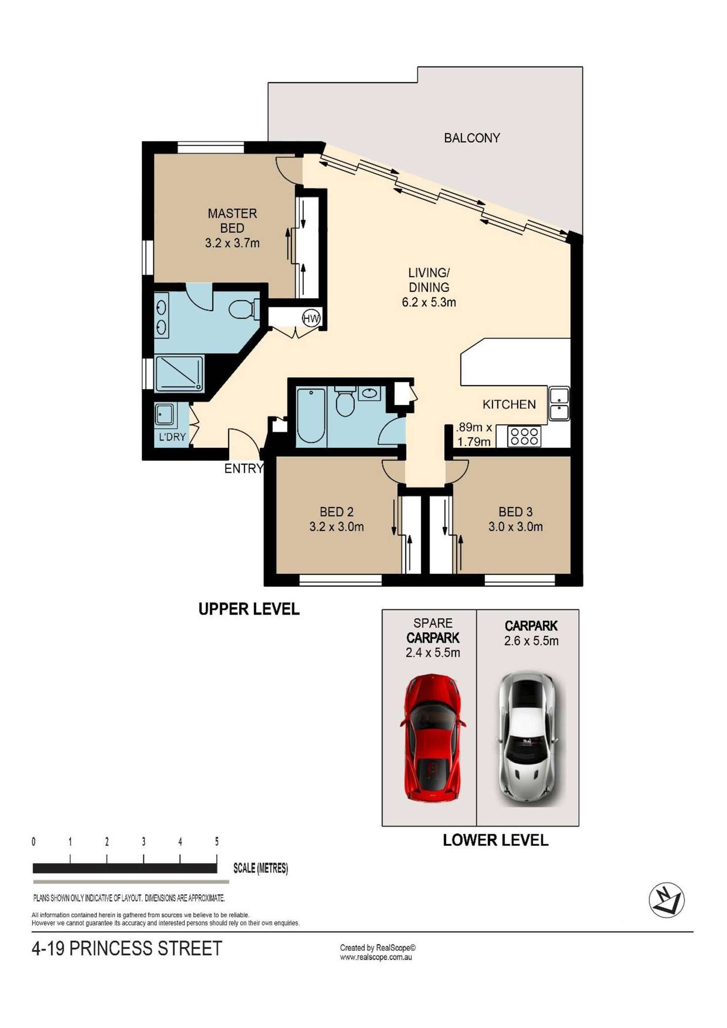 Floorplan of Homely apartment listing, 4/19 Princess Street, Bulimba QLD 4171