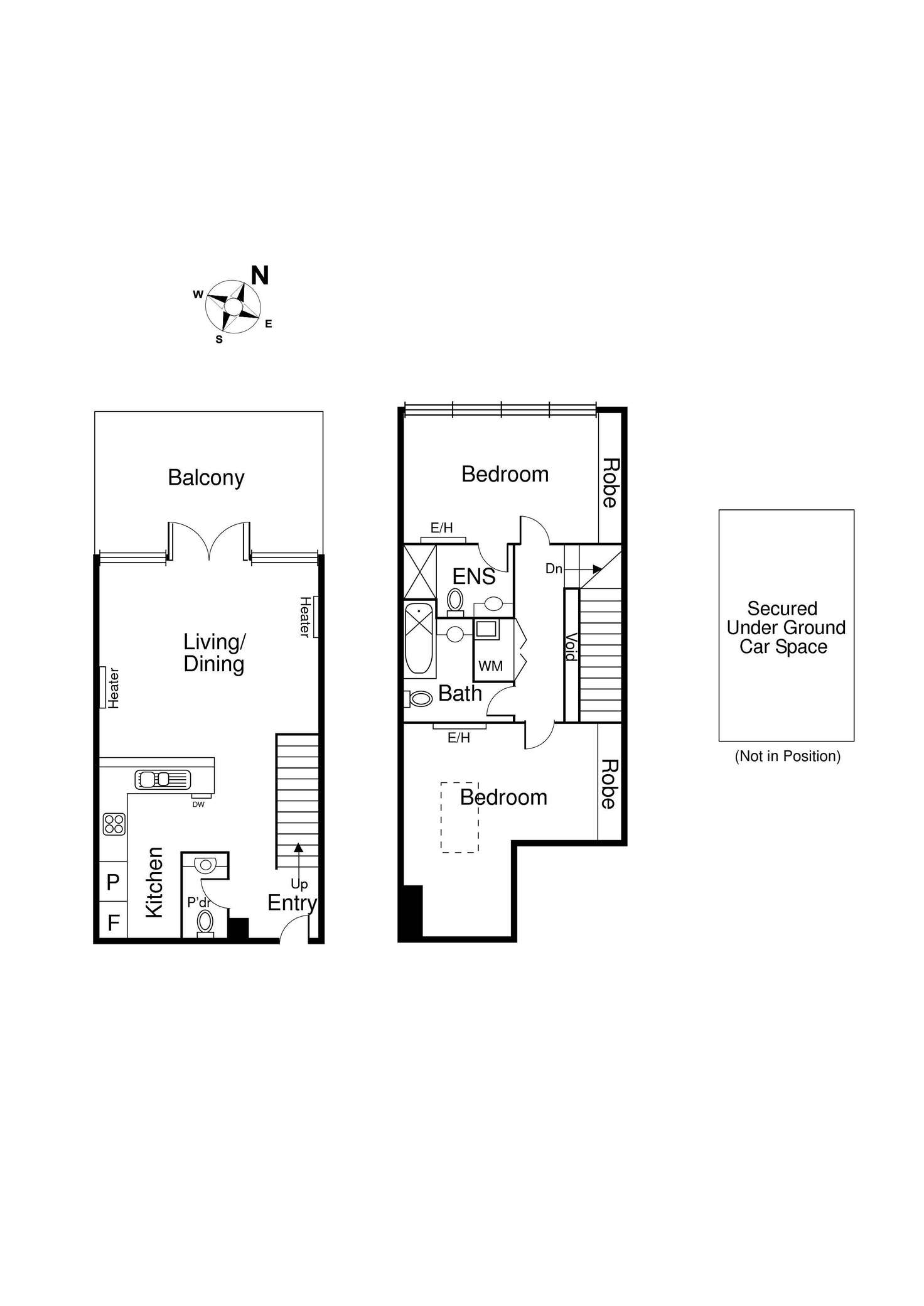 Floorplan of Homely apartment listing, 20B/200 Bay Street, Port Melbourne VIC 3207