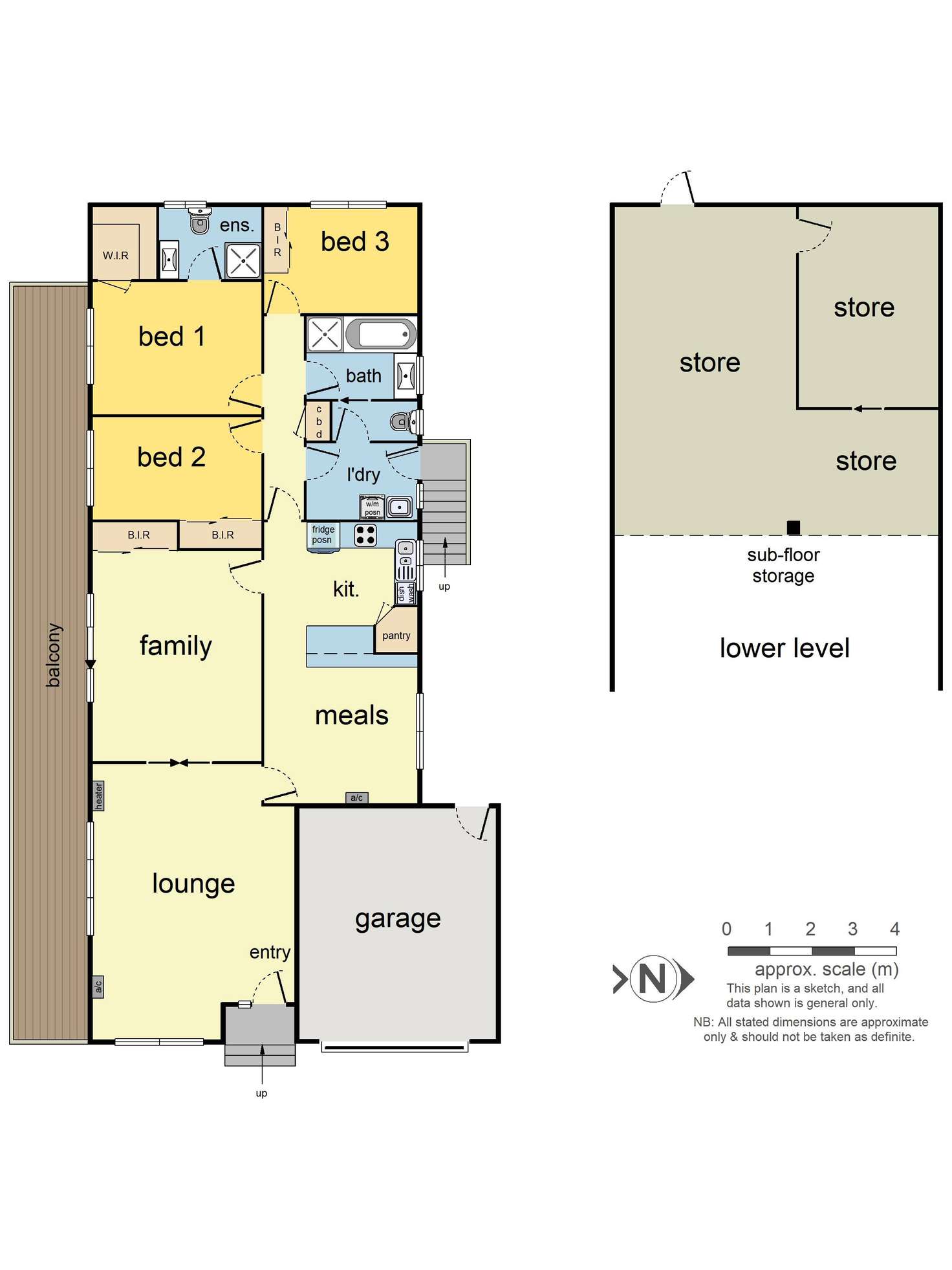 Floorplan of Homely house listing, 51 Little John Road, Warranwood VIC 3134