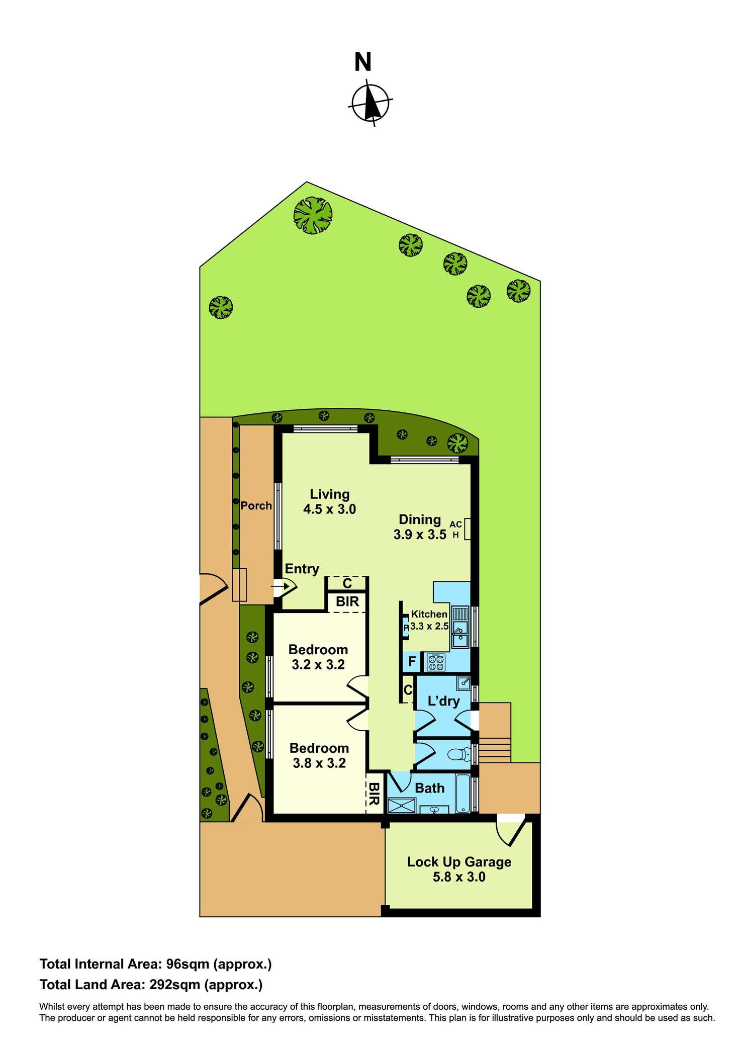 Floorplan of Homely house listing, 1 Mccubbin Street, Footscray VIC 3011