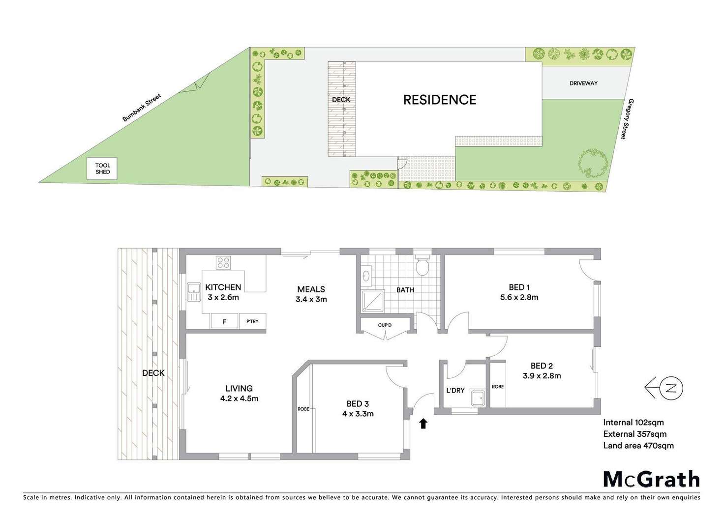 Floorplan of Homely house listing, 1102a Gregory Street, Lake Wendouree VIC 3350