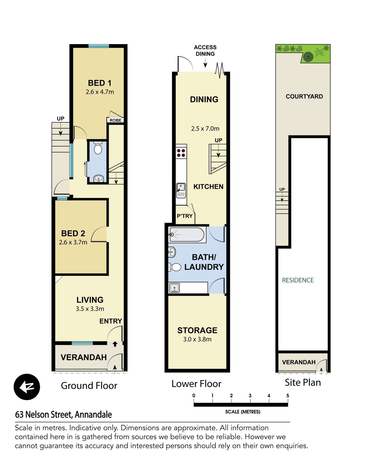 Floorplan of Homely house listing, 63 Nelson Street, Annandale NSW 2038