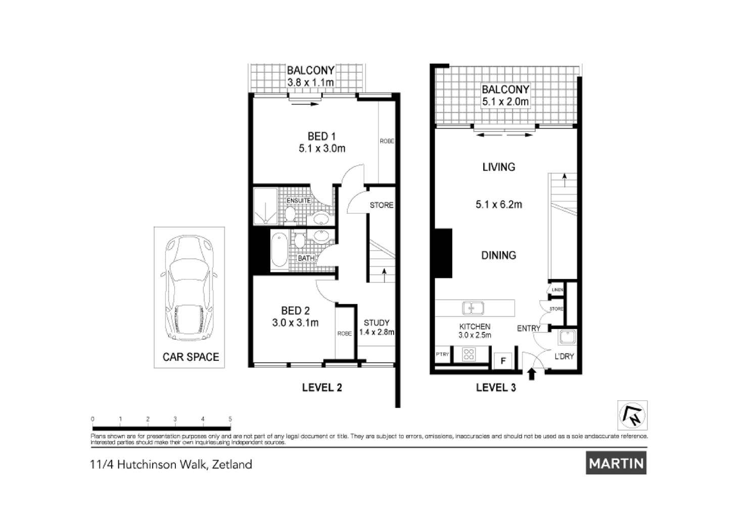 Floorplan of Homely apartment listing, 11/4 Hutchinson Walk, Zetland NSW 2017