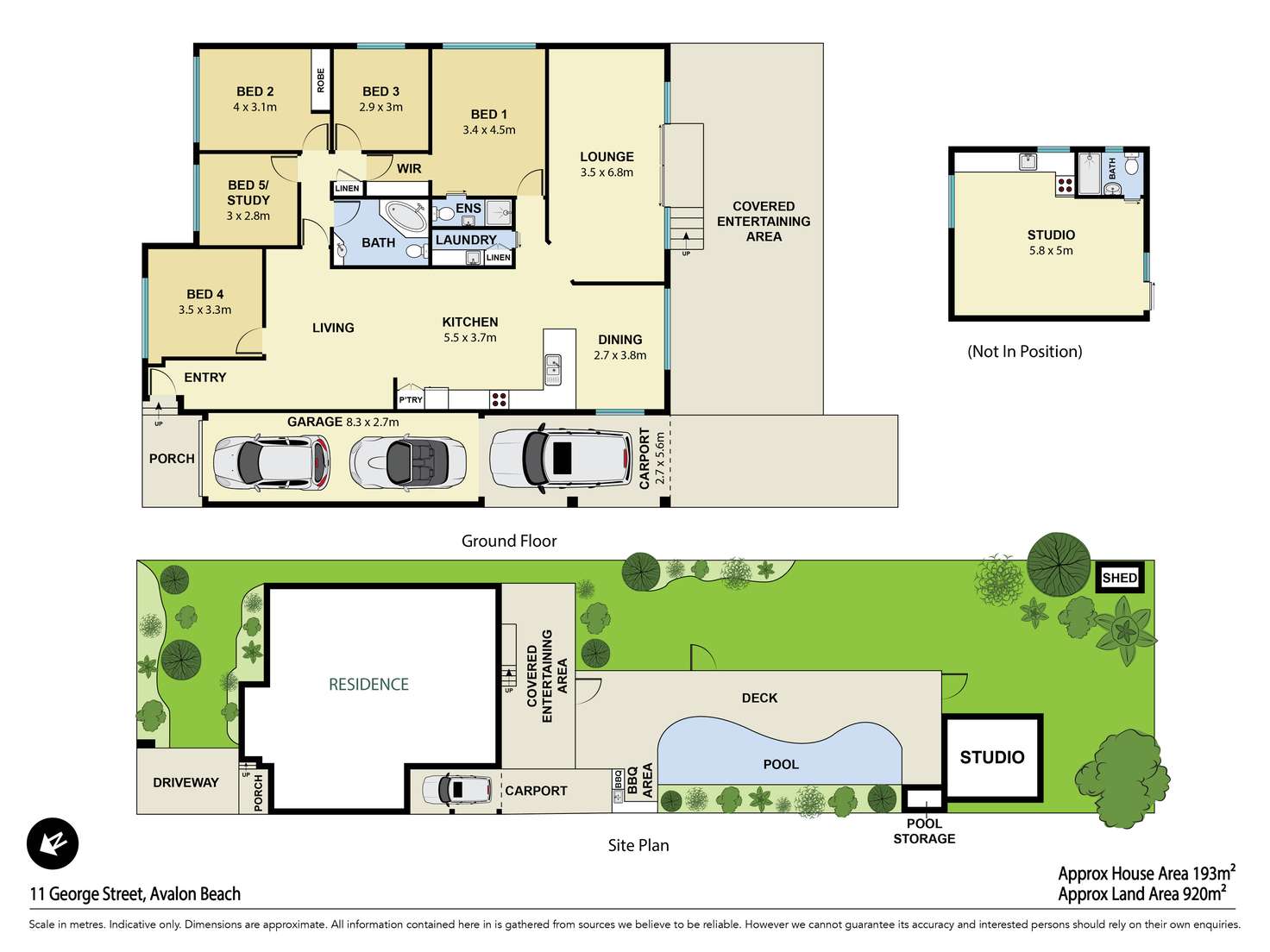 Floorplan of Homely house listing, 11 George Street, Avalon Beach NSW 2107