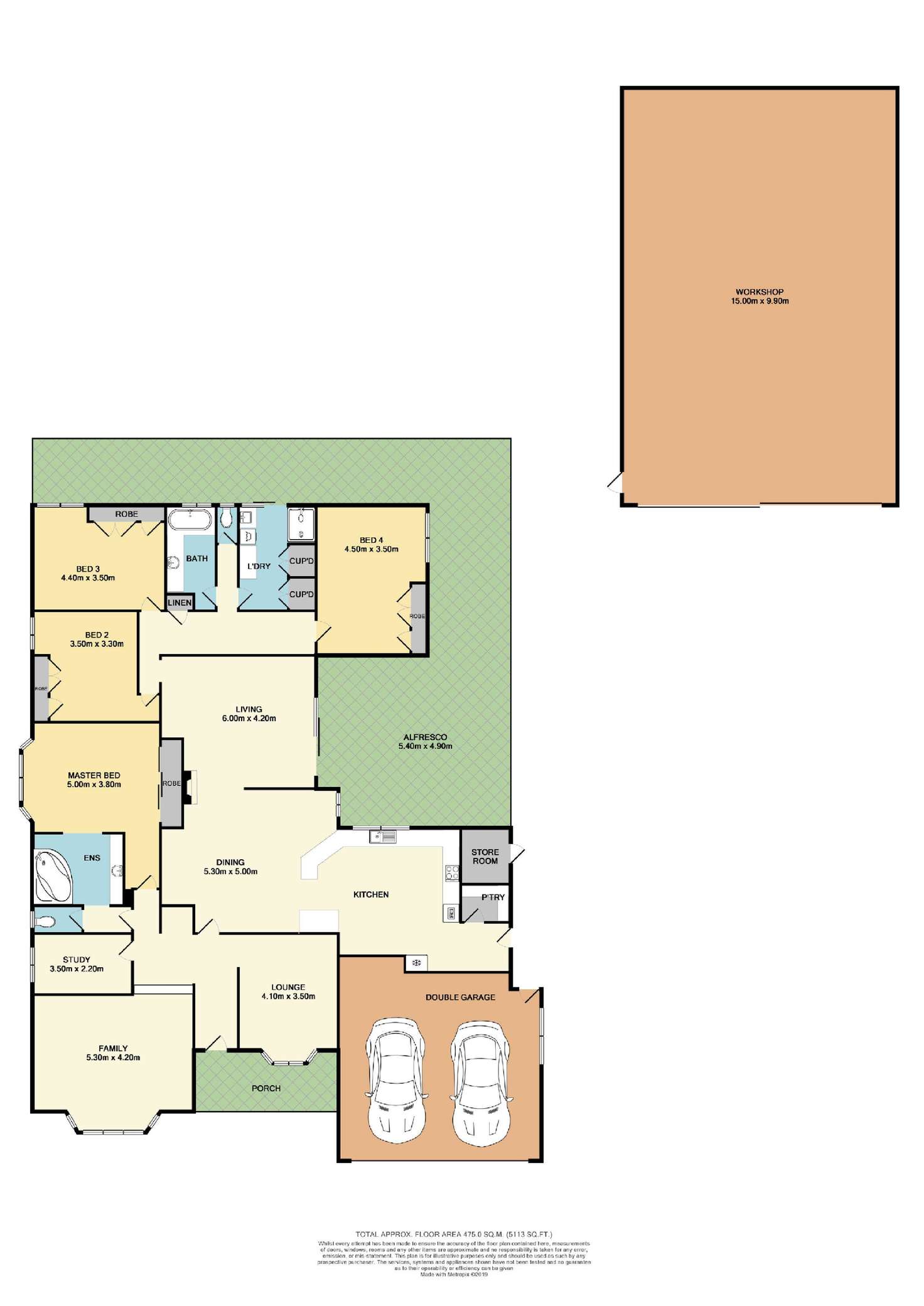 Floorplan of Homely house listing, 41 Hawkvalley Crescent, Maida Vale WA 6057