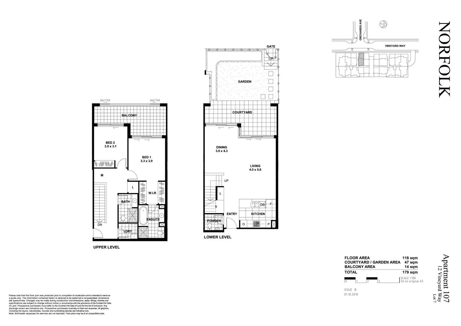 Floorplan of Homely apartment listing, 107/10-16 Vineyard Way, Breakfast Point NSW 2137