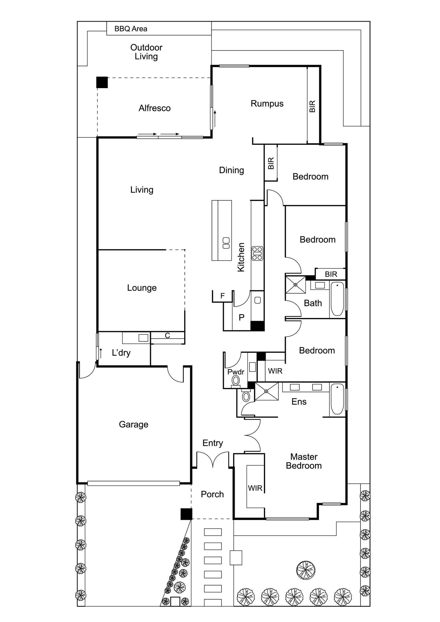 Floorplan of Homely house listing, 10 Craddock Drive, Clyde North VIC 3978