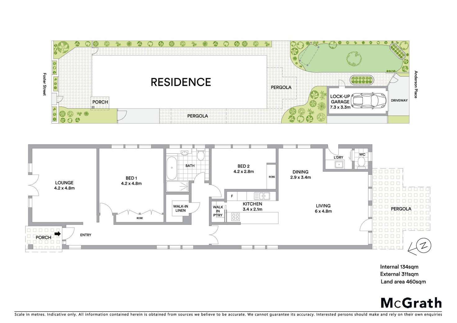 Floorplan of Homely house listing, 14 Foster Street, South Geelong VIC 3220