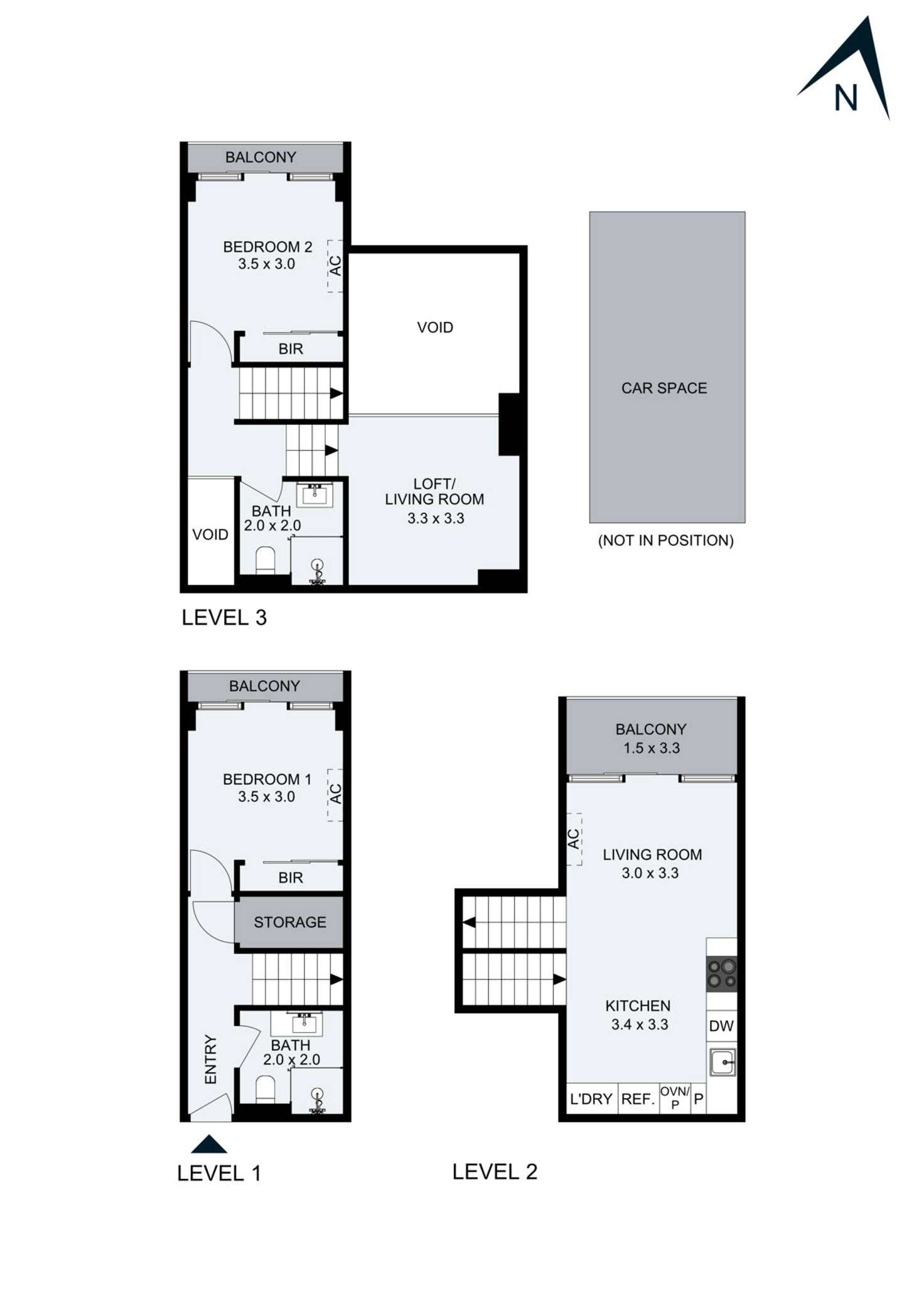 Floorplan of Homely apartment listing, 510/387 Docklands Drive, Docklands VIC 3008