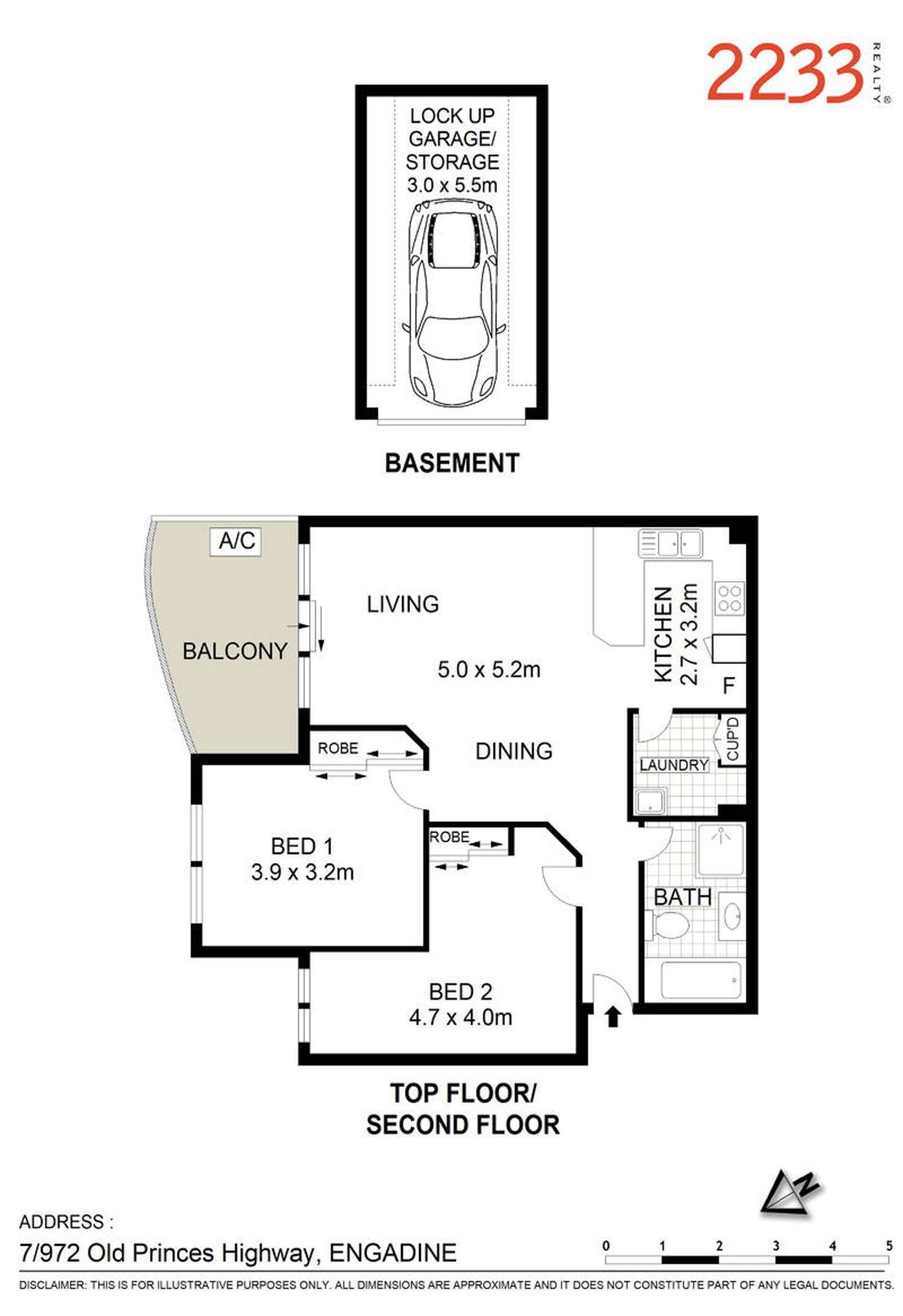 Floorplan of Homely unit listing, 7/972 Old Princes Highway, Engadine NSW 2233