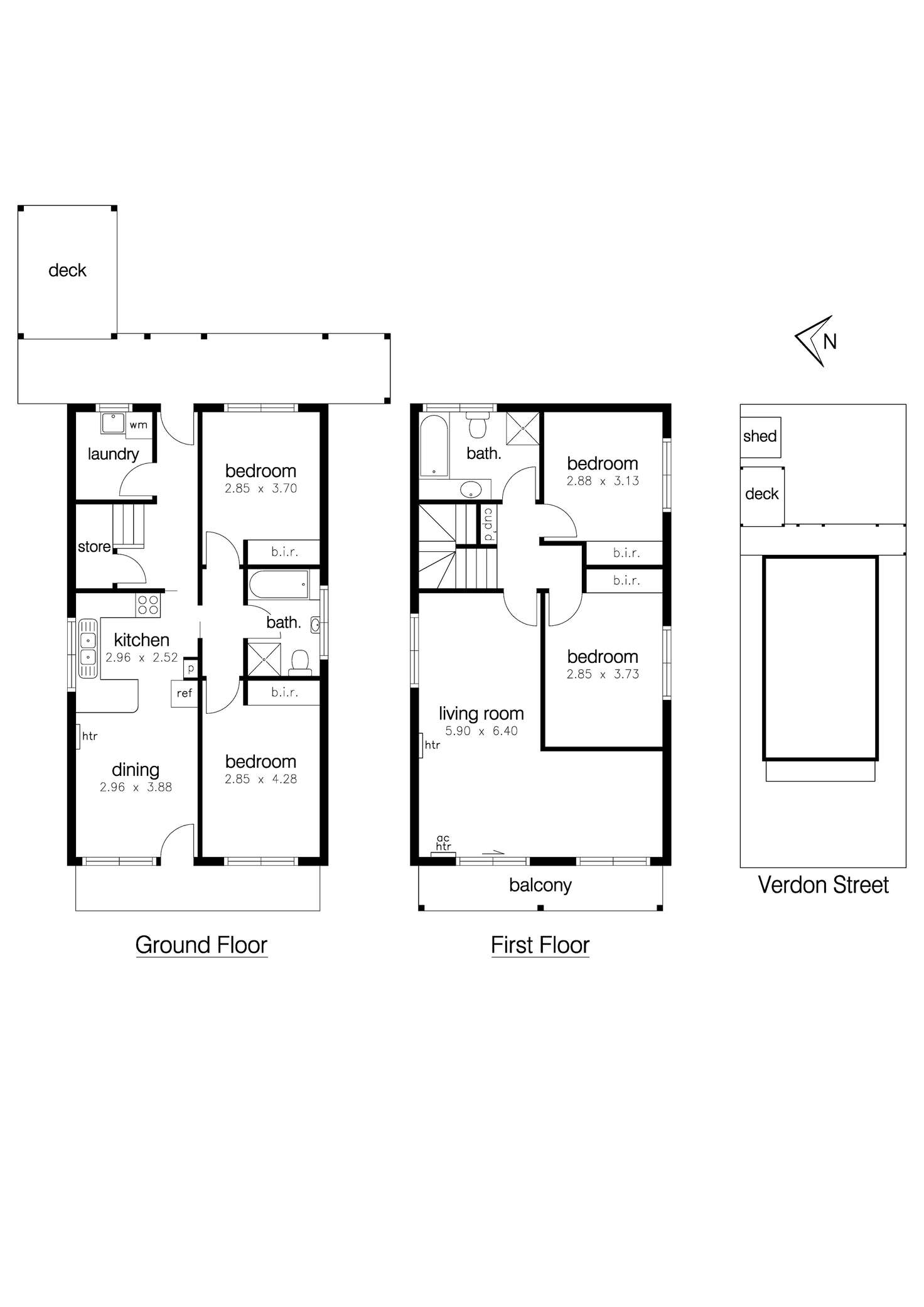 Floorplan of Homely house listing, 54 Verdon Street, Williamstown VIC 3016