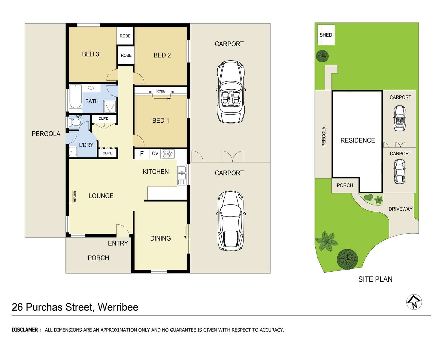Floorplan of Homely house listing, 26 Purchas Street, Werribee VIC 3030