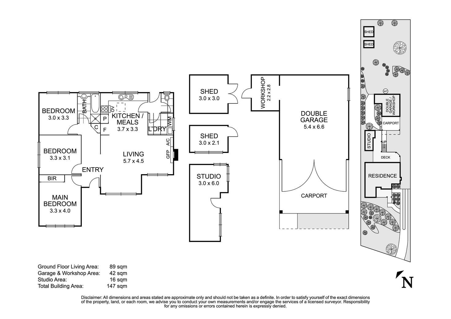 Floorplan of Homely house listing, 17 Gordon Grove, Montmorency VIC 3094