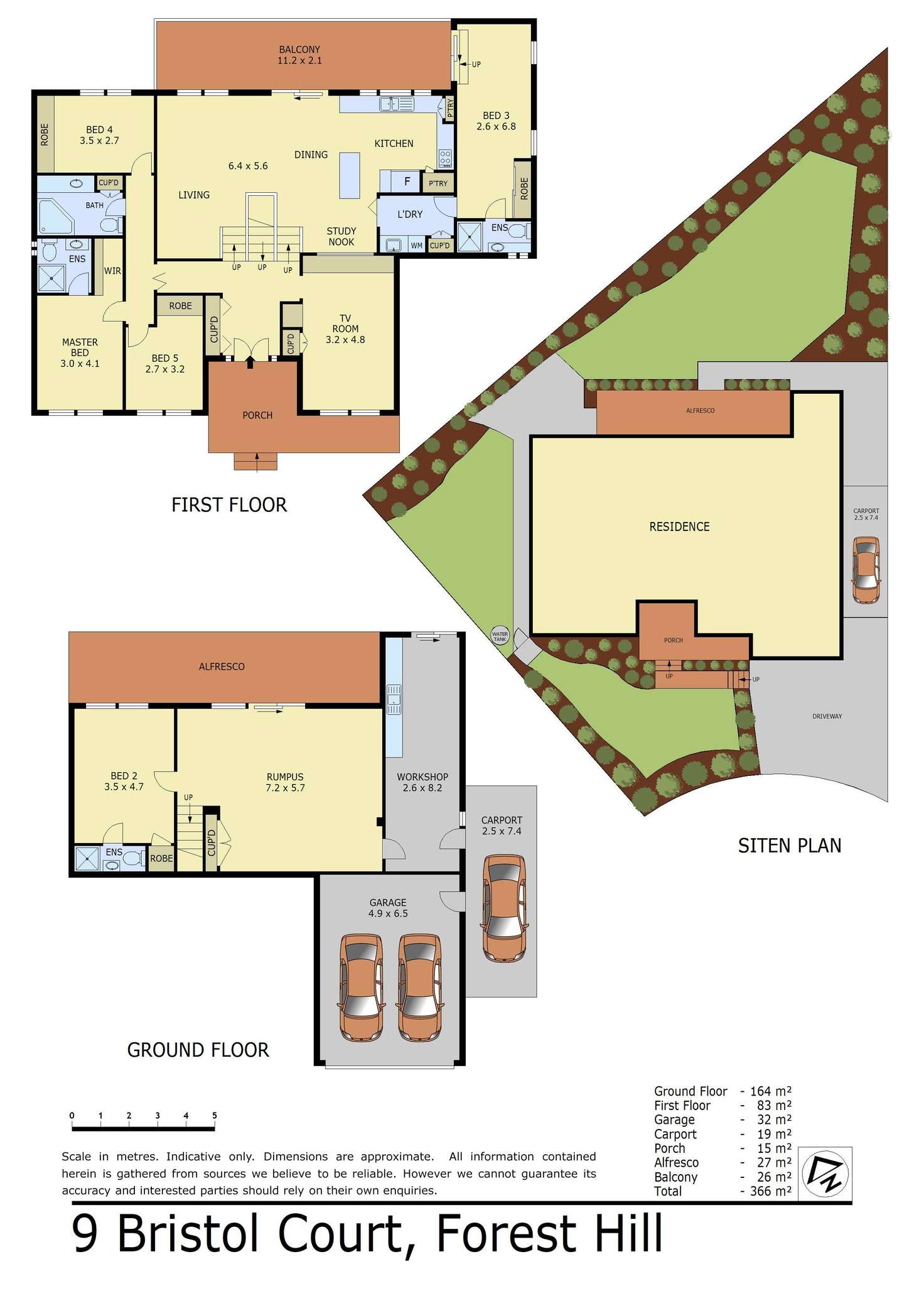 Floorplan of Homely house listing, 9 Bristol Court, Forest Hill VIC 3131