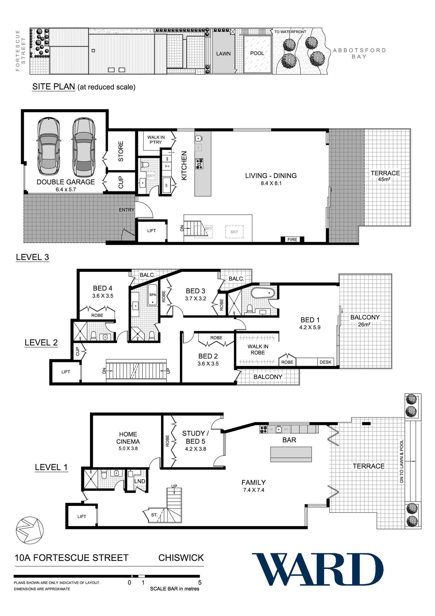 Floorplan of Homely house listing, 10A Fortescue Street, Chiswick NSW 2046