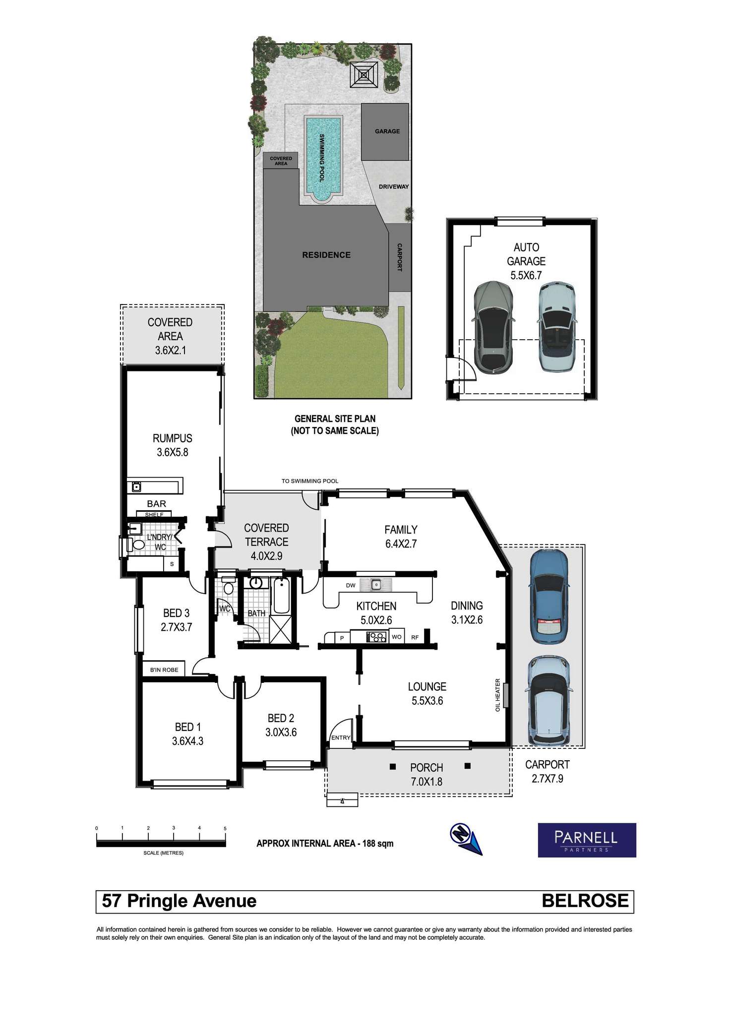 Floorplan of Homely house listing, 57 Pringle Avenue, Belrose NSW 2085
