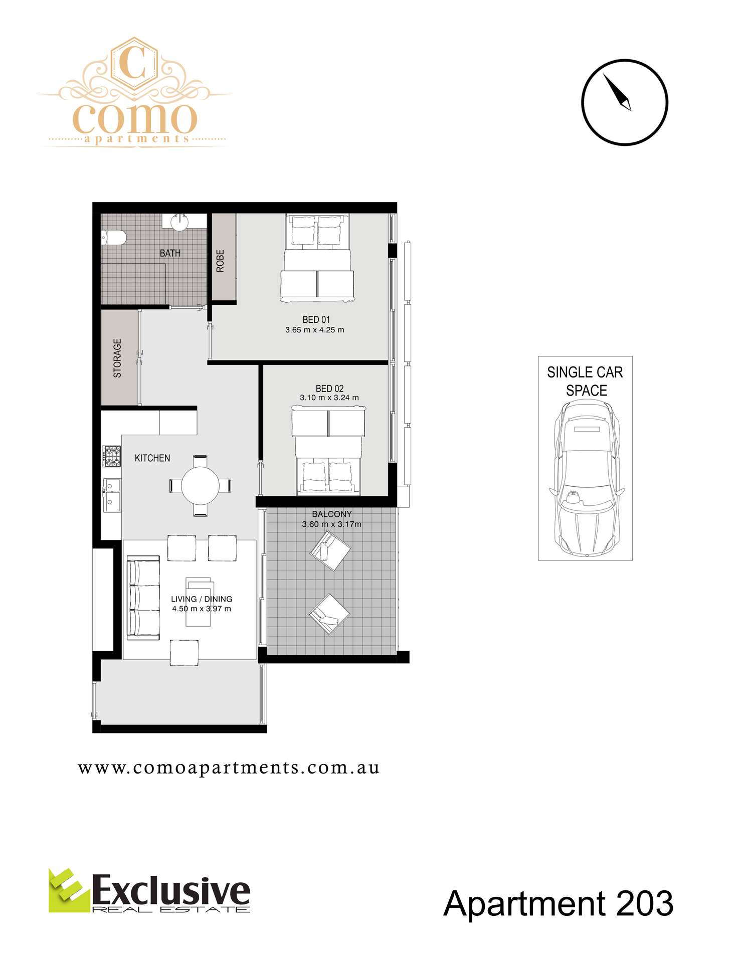 Floorplan of Homely apartment listing, 203/19-23 Short Street, Homebush NSW 2140