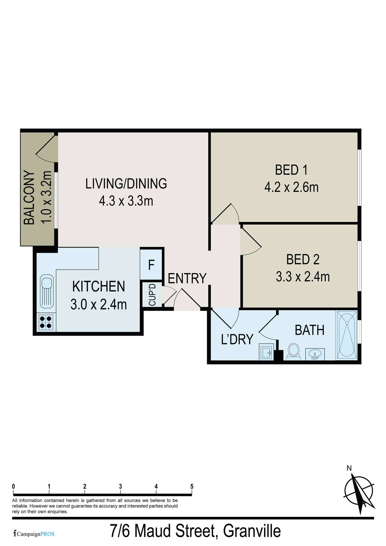 Floorplan of Homely blockOfUnits listing, 6 Maud Street, Granville NSW 2142