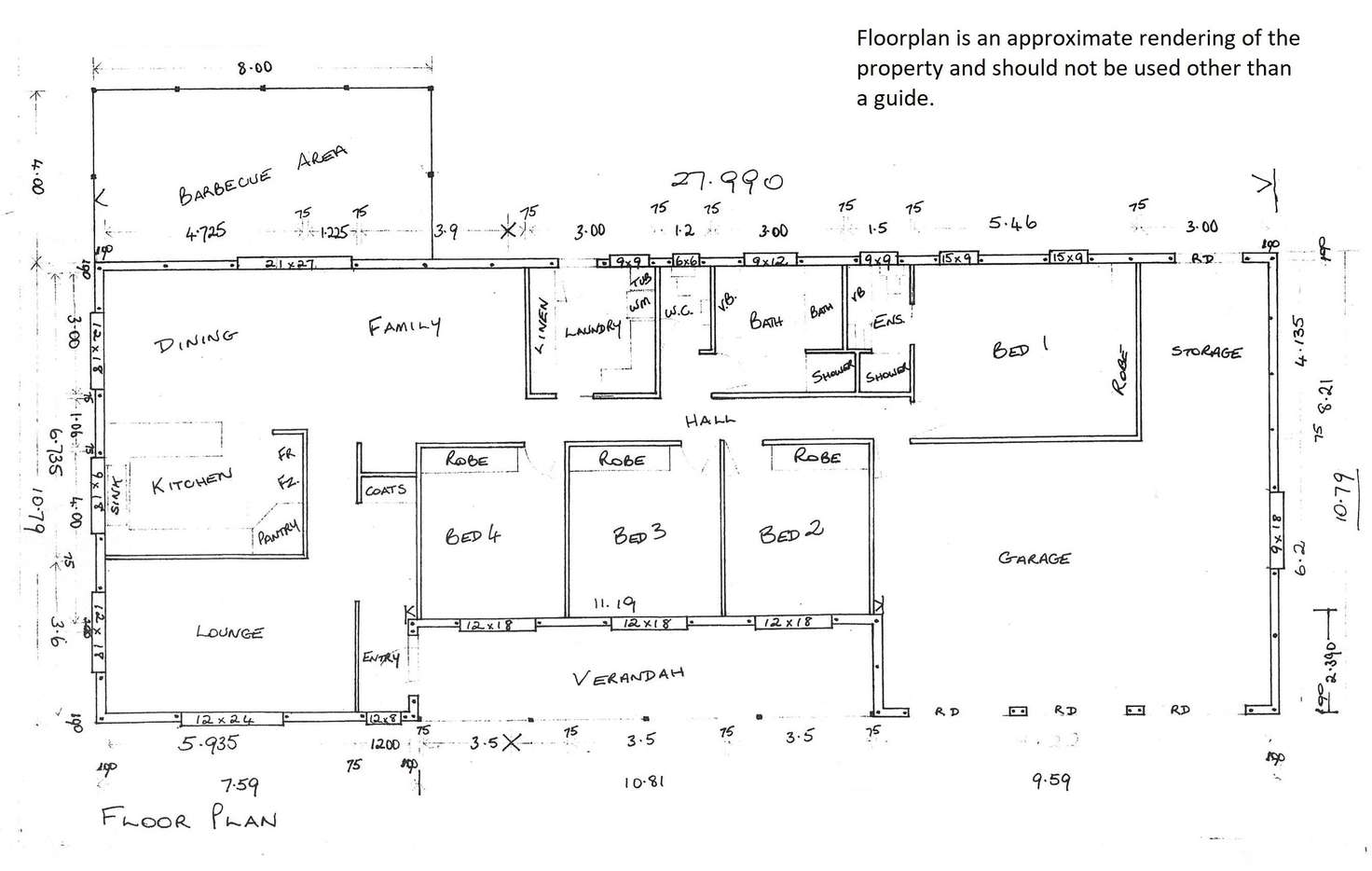 Floorplan of Homely house listing, 123 Melrose Road, Aberdeen TAS 7310