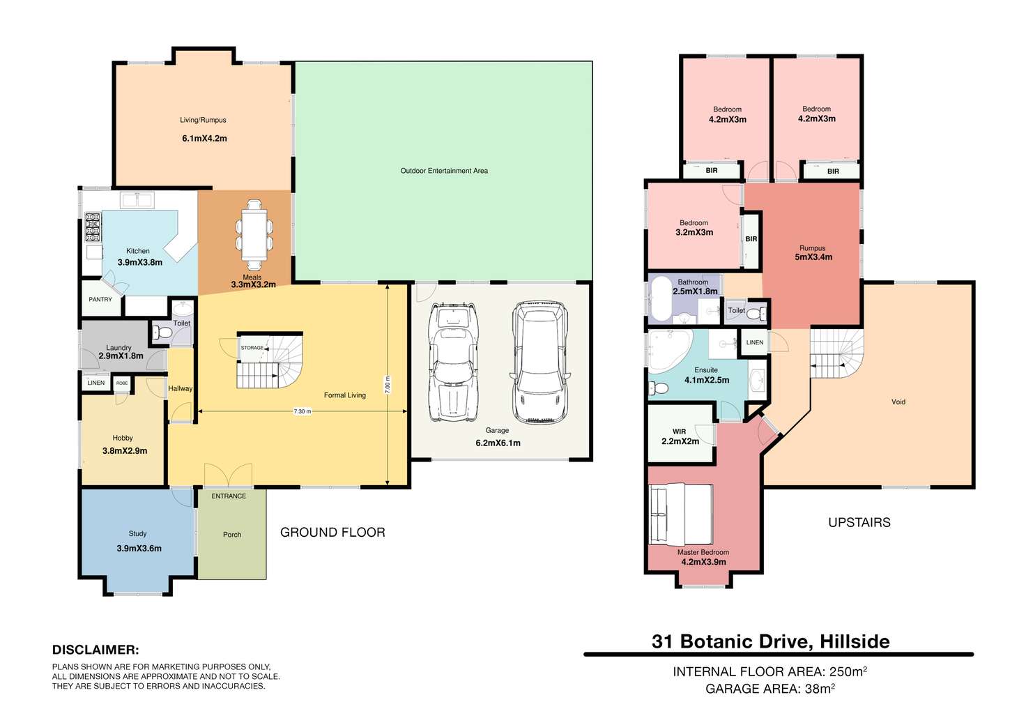 Floorplan of Homely house listing, 31 Botanic Drive, Hillside VIC 3037