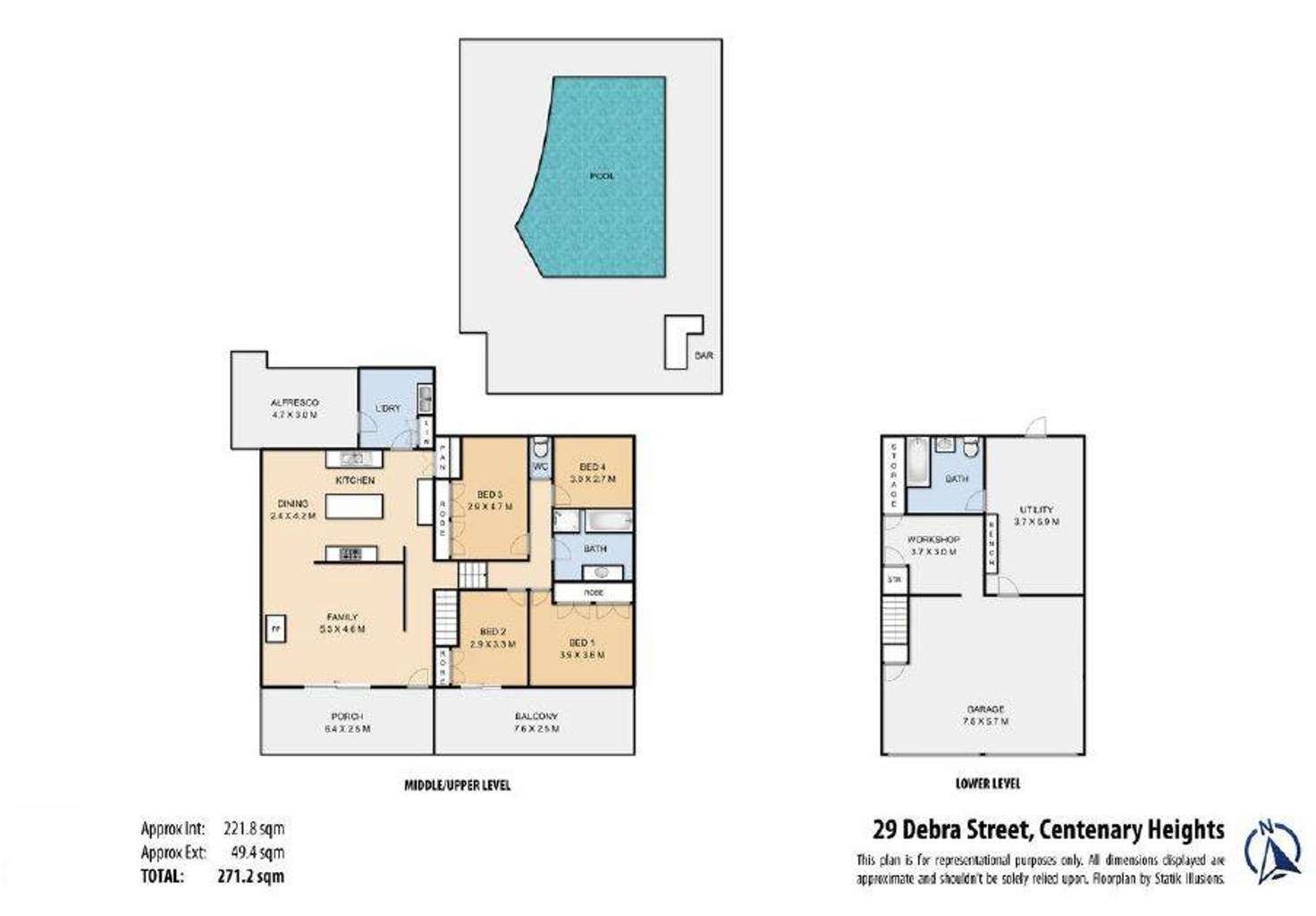 Floorplan of Homely house listing, 29 Debra Street, Centenary Heights QLD 4350