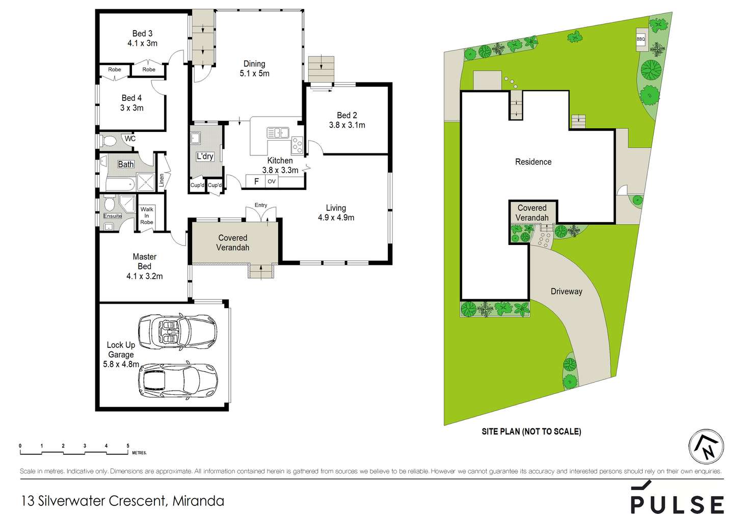 Floorplan of Homely house listing, 13 Silverwater Crescent, Miranda NSW 2228