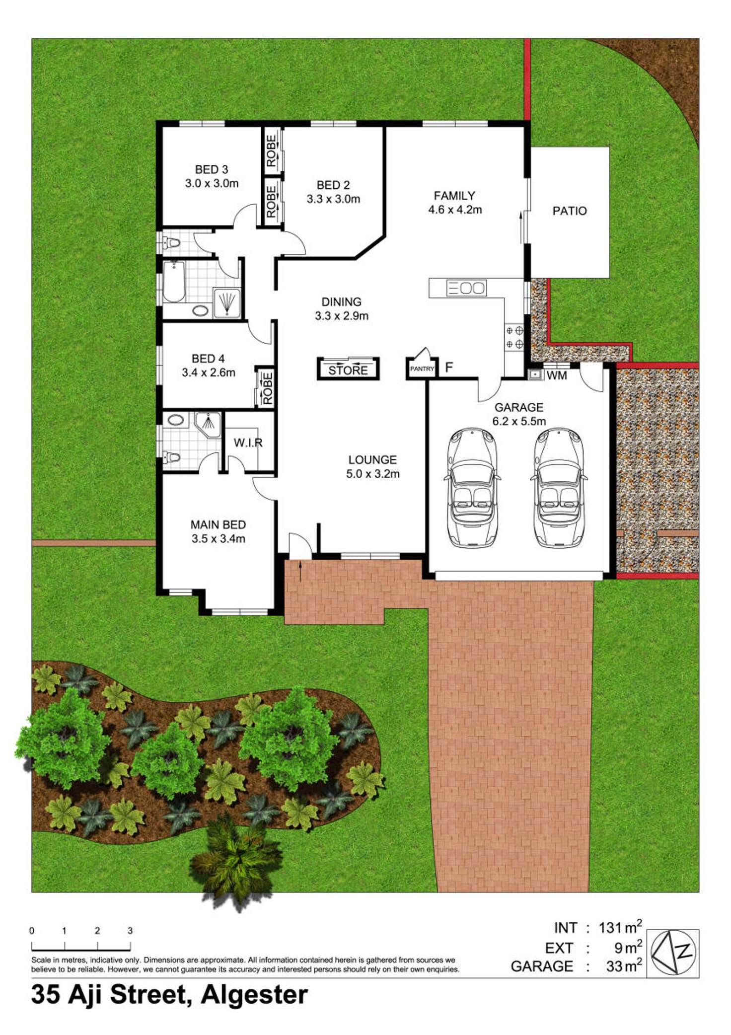 Floorplan of Homely house listing, 35 Aji Street, Algester QLD 4115