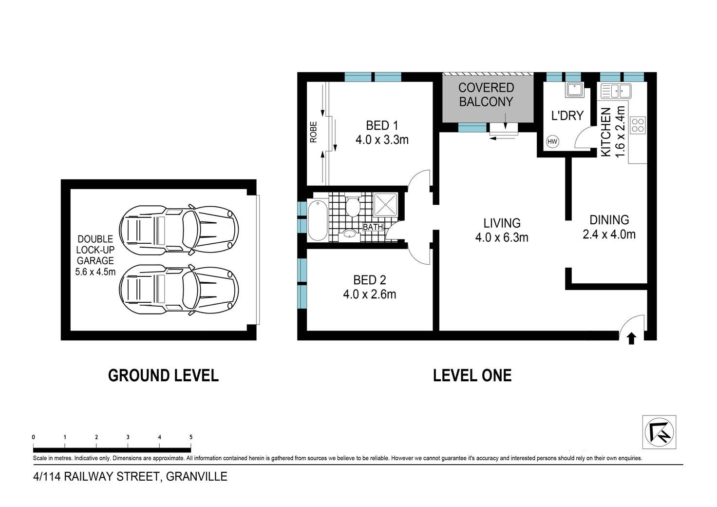 Floorplan of Homely apartment listing, 4/114 Railway Street, Granville NSW 2142