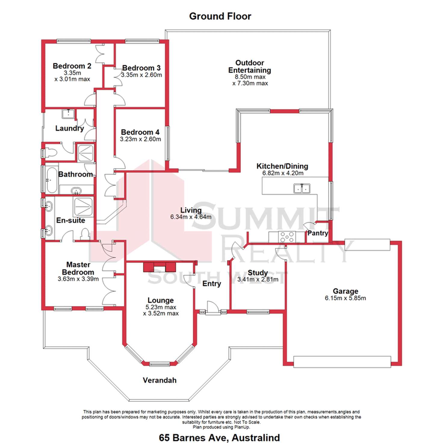 Floorplan of Homely house listing, 65 Barnes Avenue, Australind WA 6233