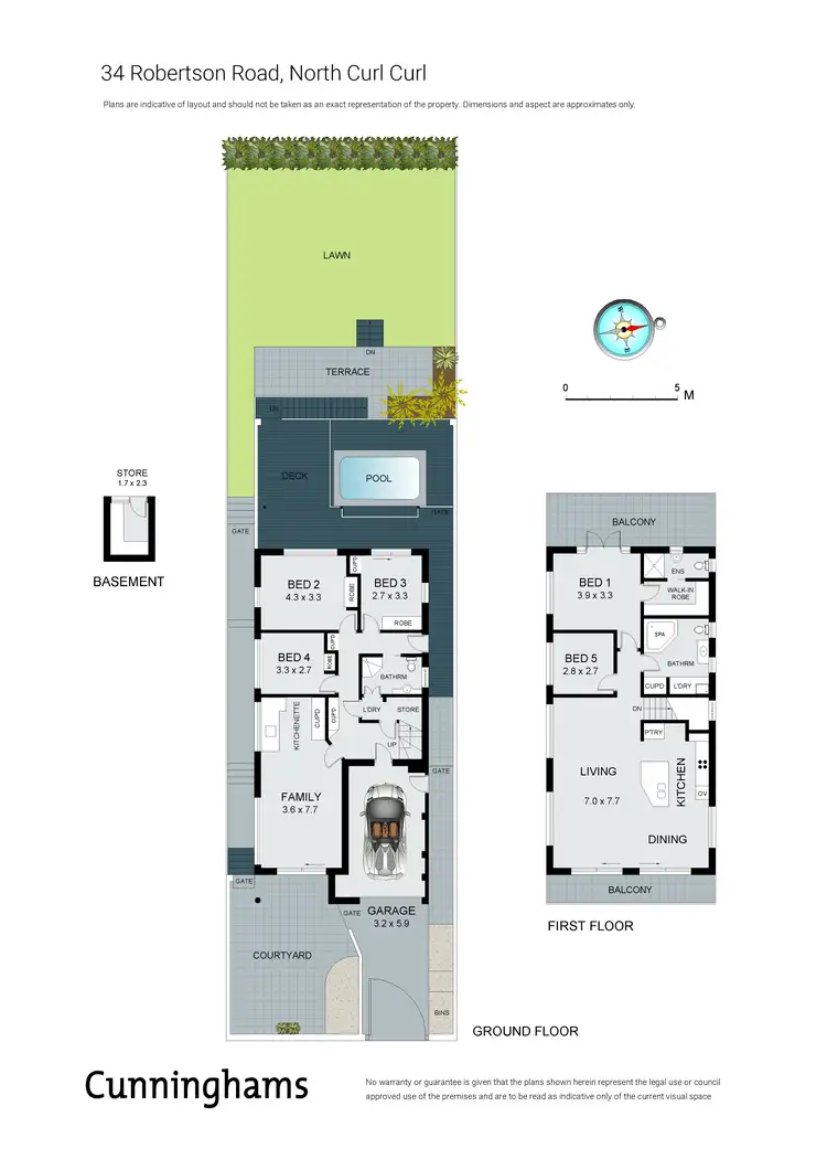 Floorplan of Homely house listing, 34 Robertson Road, North Curl Curl NSW 2099