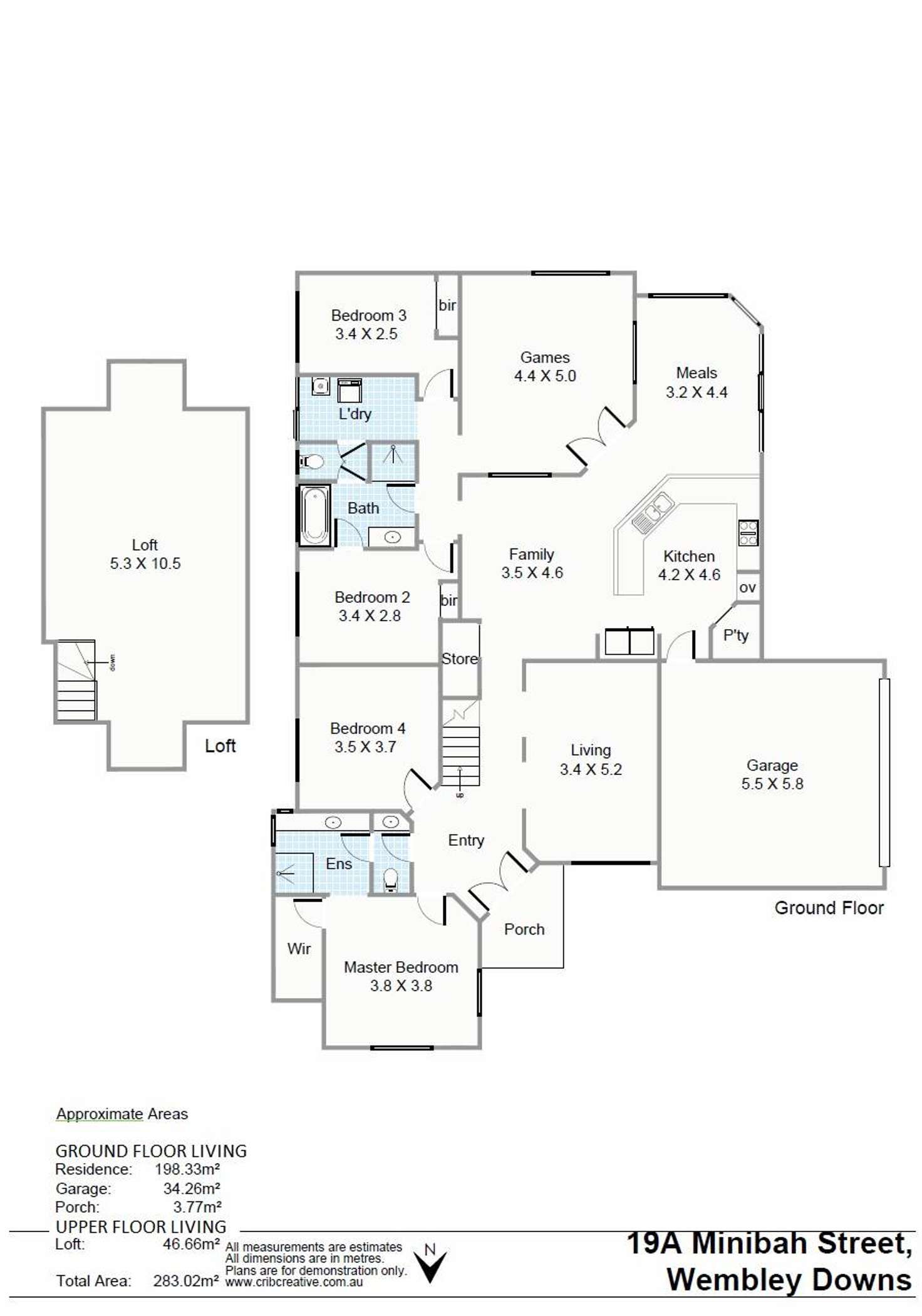 Floorplan of Homely house listing, 19a Minibah Street, Wembley Downs WA 6019