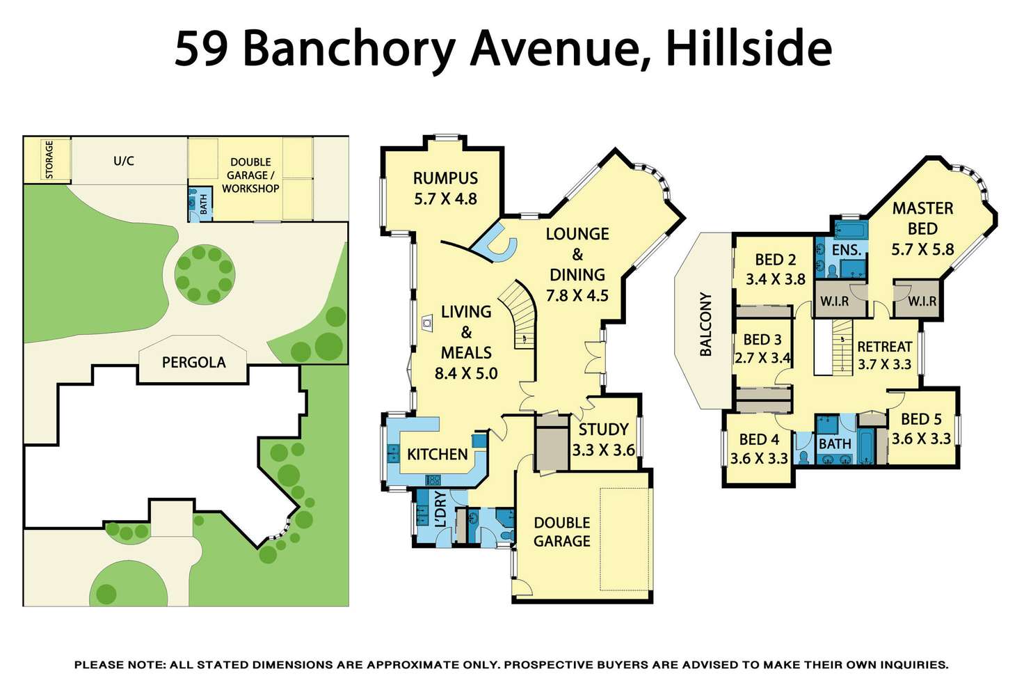 Floorplan of Homely house listing, 59 Banchory Avenue, Hillside VIC 3037