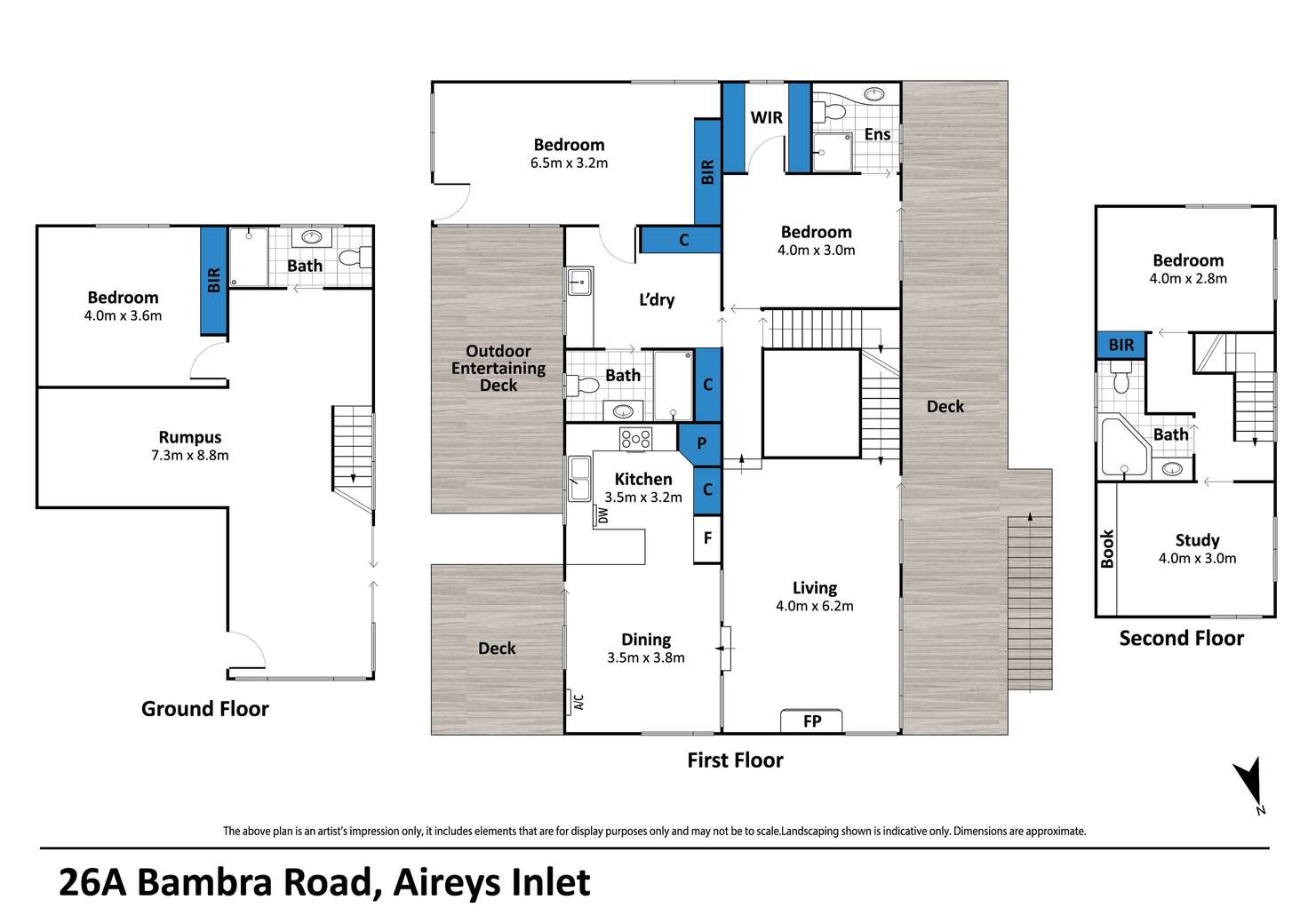 Floorplan of Homely house listing, 26A Bambra Road, Aireys Inlet VIC 3231