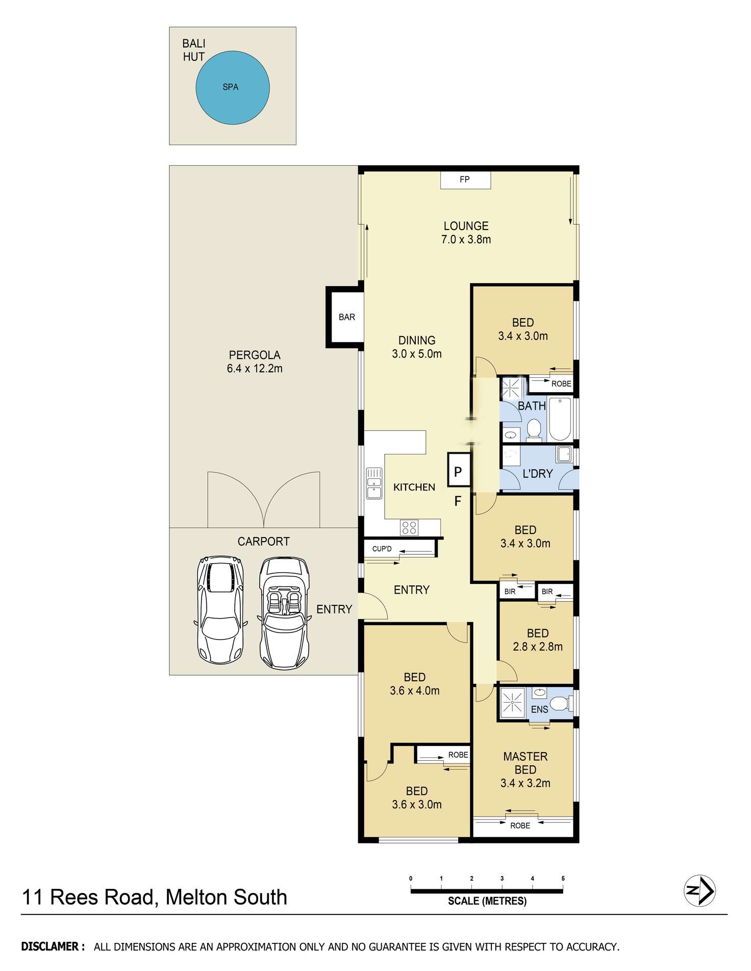 Floorplan of Homely house listing, 11 Rees Road, Melton South VIC 3338