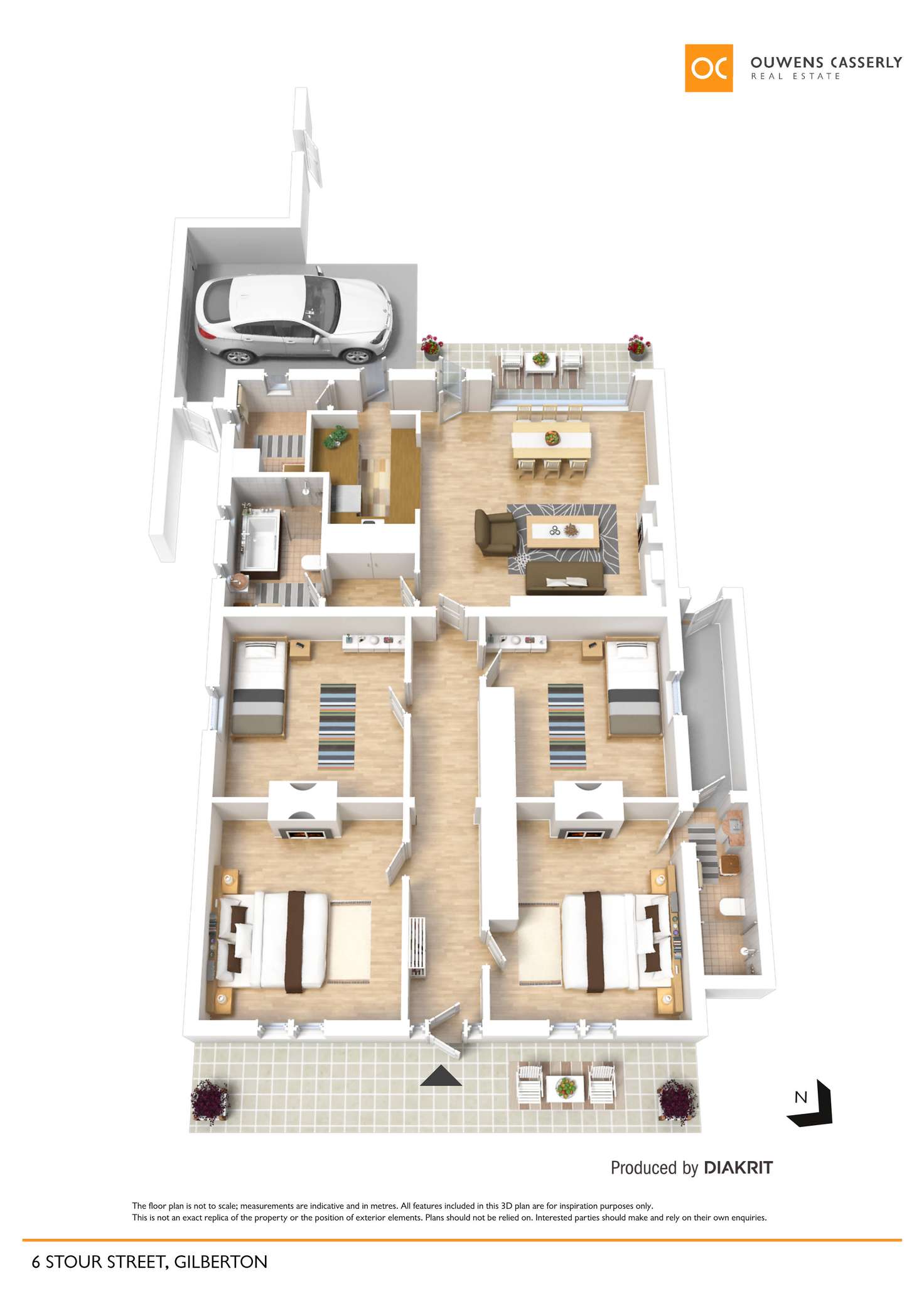 Floorplan of Homely house listing, 6 Stour Street, Gilberton SA 5081