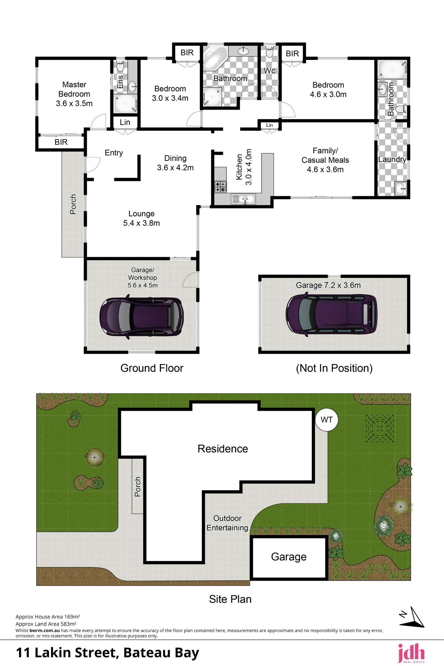 Floorplan of Homely house listing, 11 Lakin Street, Bateau Bay NSW 2261